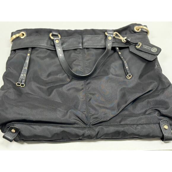 Hayden Harnett Black Ibiza Convertible Large Tote Travel Bag - Picture 1 of 14